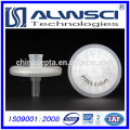 Hydrophilic PTFE syringe filter for pharmaceutical R&D